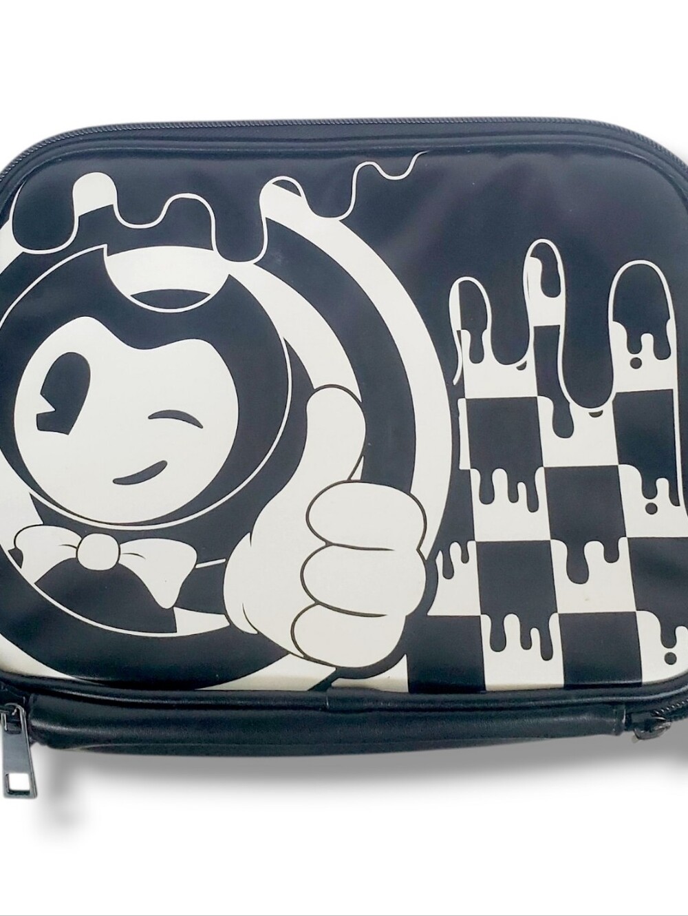 Bendy And The Ink Machine Checkered Lunch Bag Black White Hot Topic